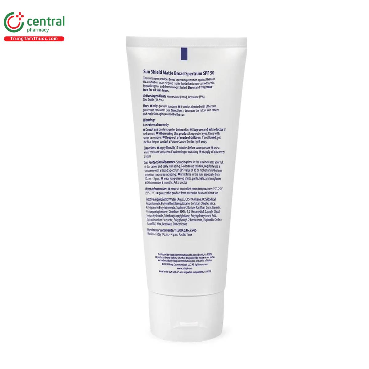 obagi sun shield matte broad spectrum spf 50 2 N5610 obagi sun shield matte broad spectrum spf 50 2 N5610