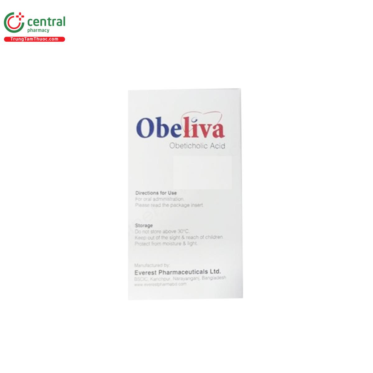 obeliva 5mg 3 T8570