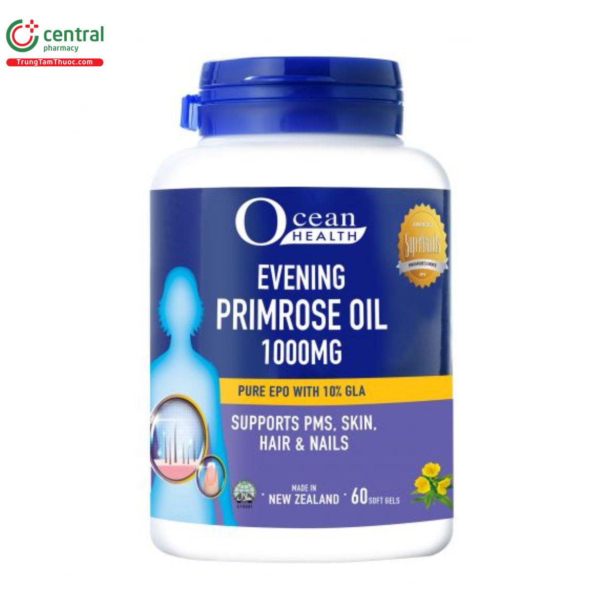 ocean health evening primrose oil 1000mg 1 F2660