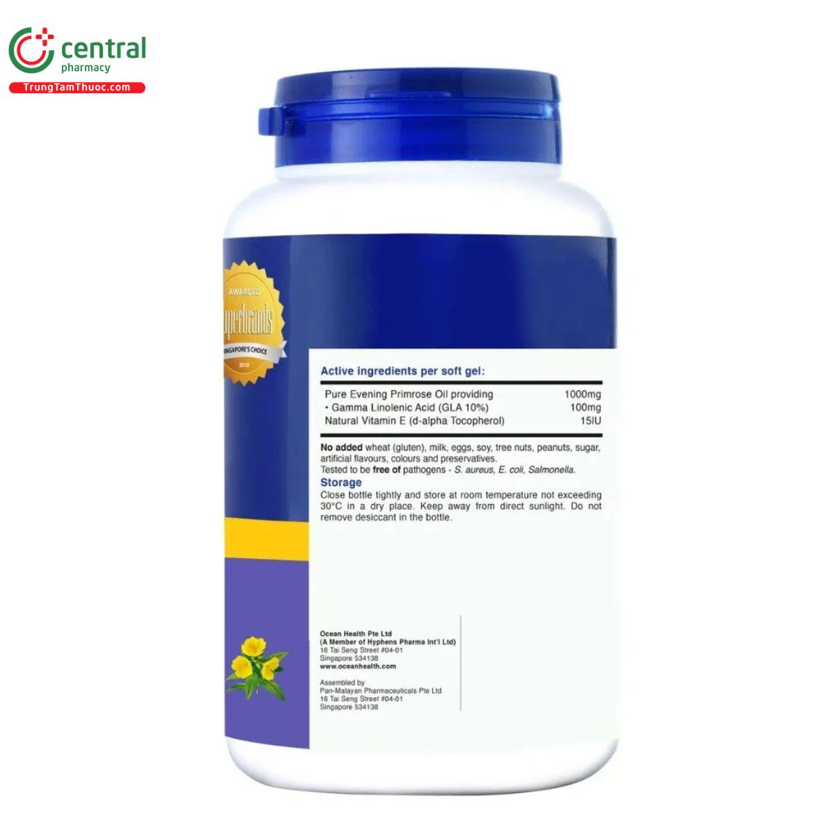 ocean health evening primrose oil 1000mg 2 M5306
