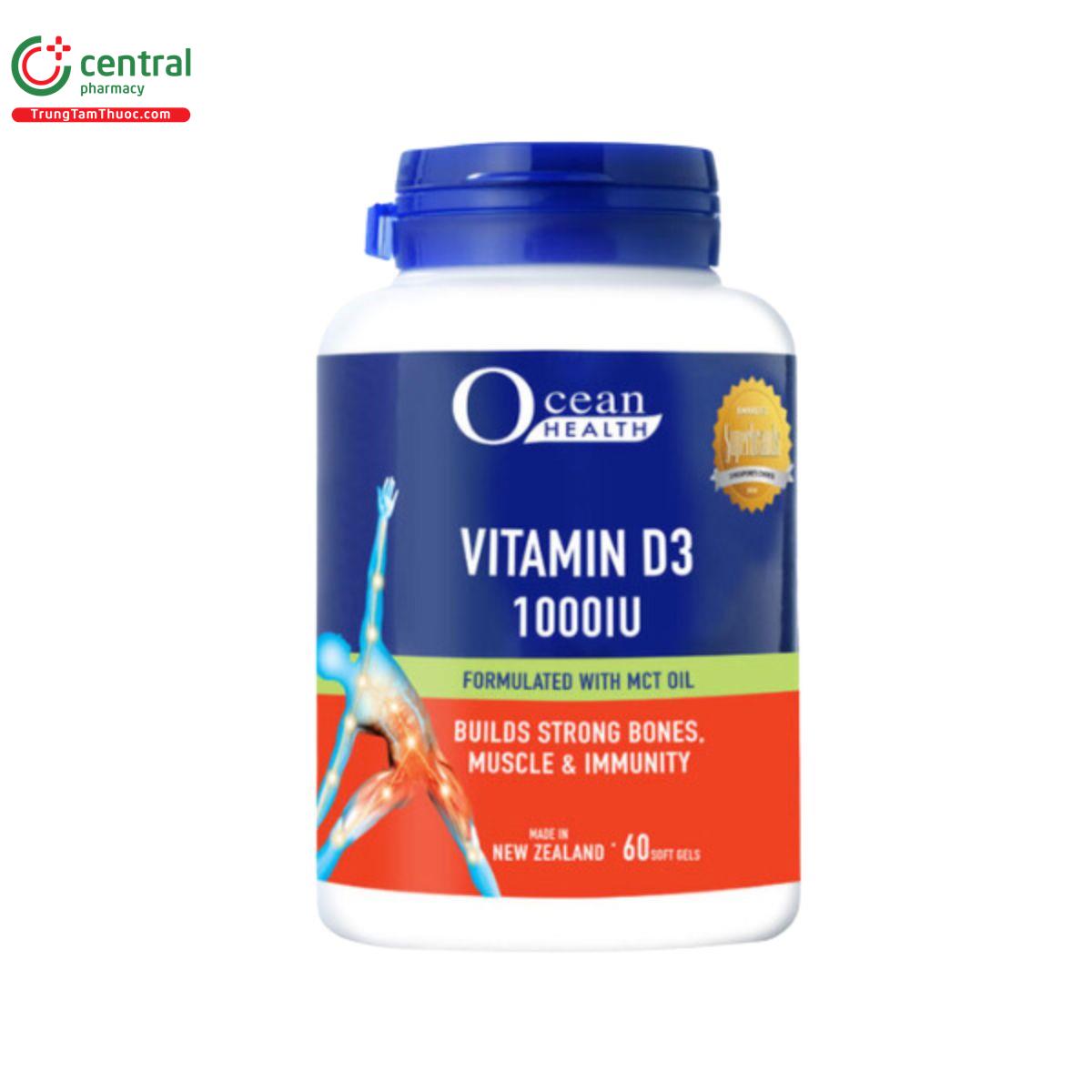 ocean health vitamin d3 1000iu 2 T7344