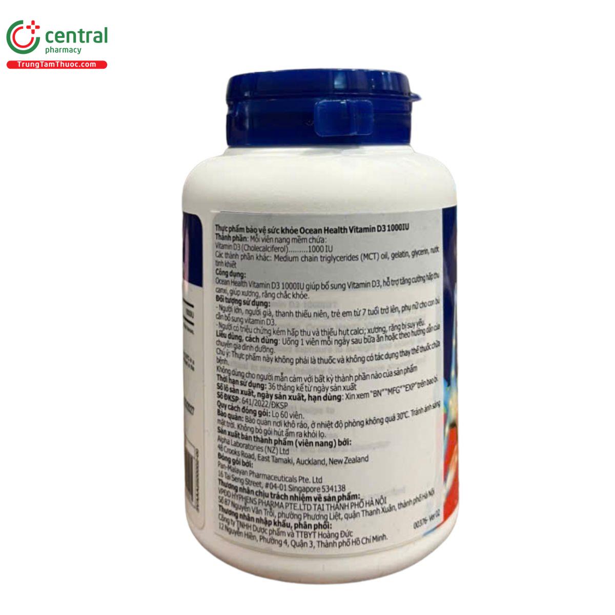 ocean health vitamin d3 1000iu 4 M4442