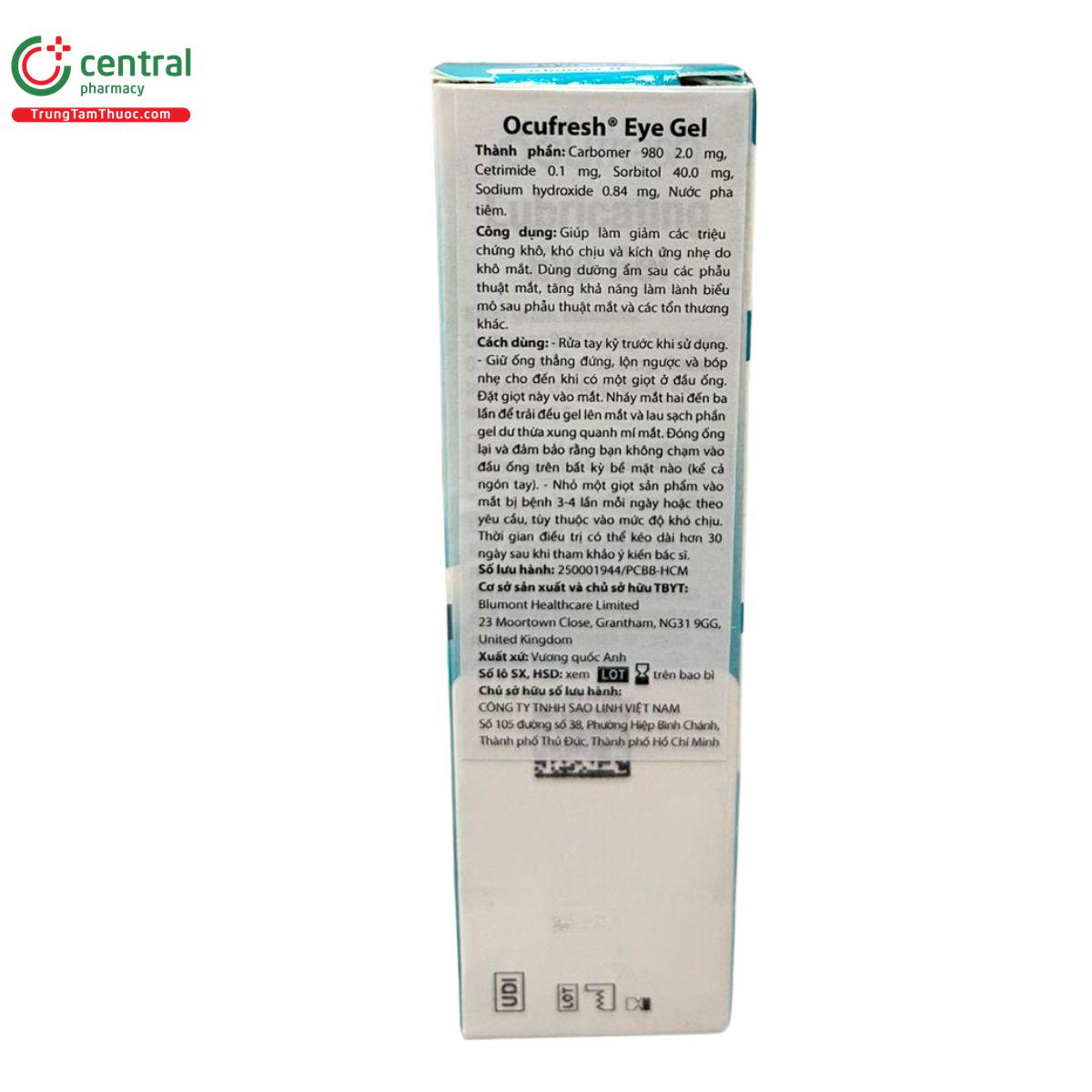 ocufresh lubricating eye gel 4 O6082