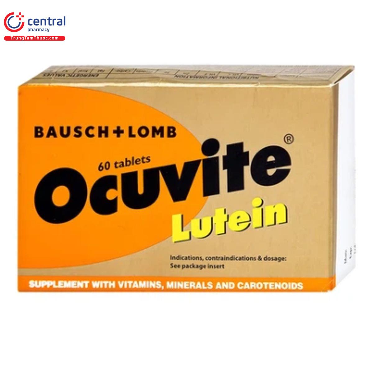 Thuốc Ocuvite Lutein bí quyết nuôi dưỡng đôi mắt sáng và khỏe đẹp