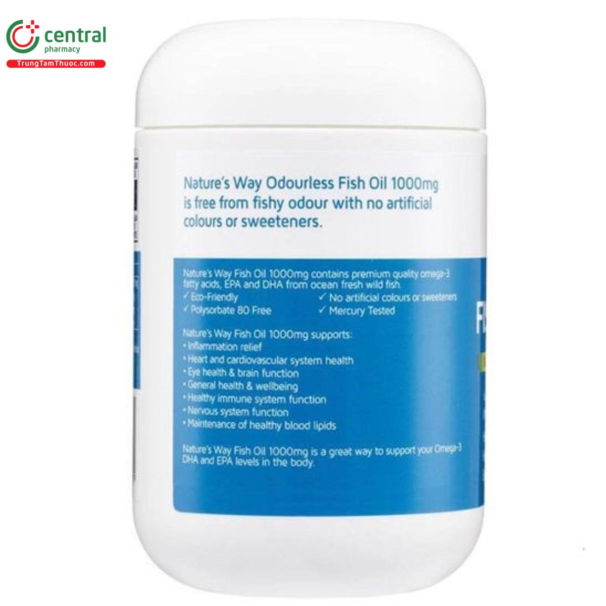 odourless fish oil 1000mg 12 V8545