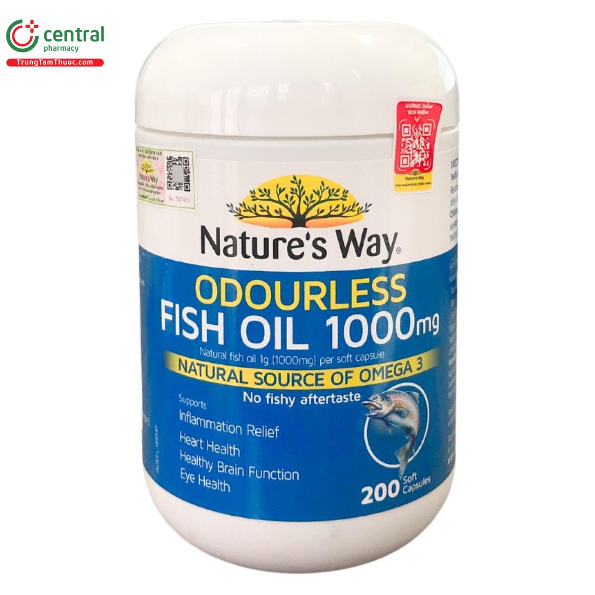 odourless fish oil 1000mg 15 B0535