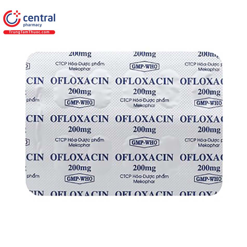 ofloxacin 200mg mekophar 8 P6574