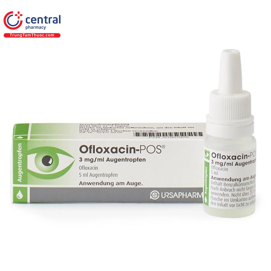 [CHÍNH HÃNG] Thuốc nhỏ mắt Ofloxacin-POS 3mg/ml - Trị nhiễm khuẩn mắt