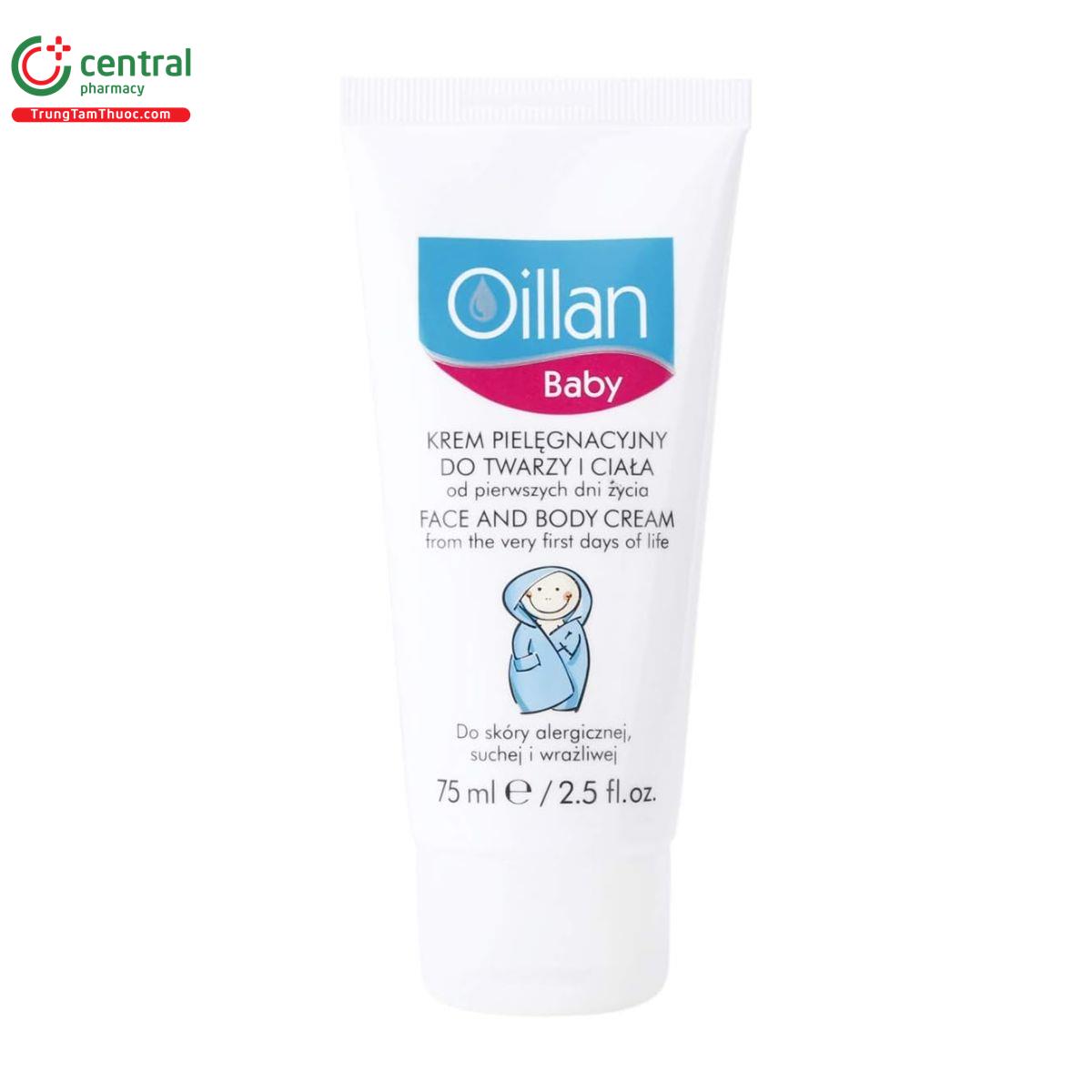 oillan baby face and body cream 3 M4375