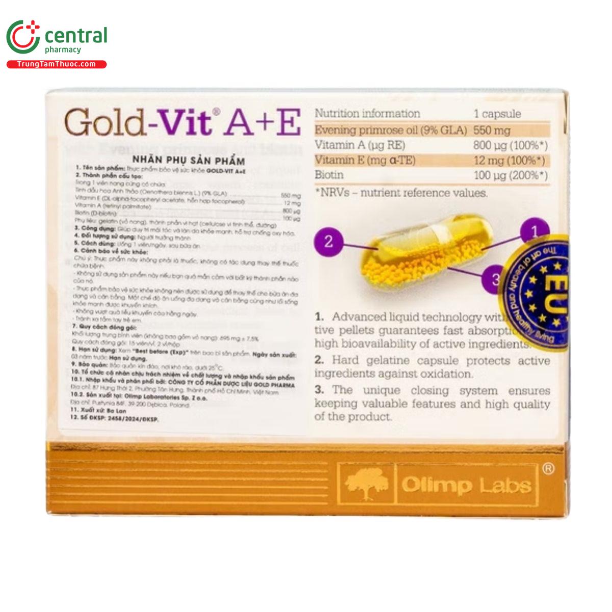 olimp labs gold vit a e 6 Q6458