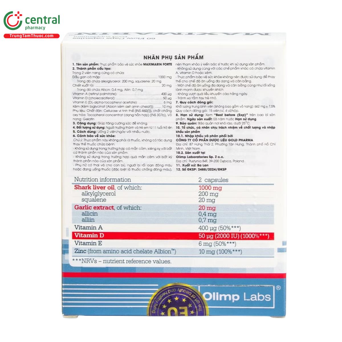 olimp labs maximarin forte 5 S7738