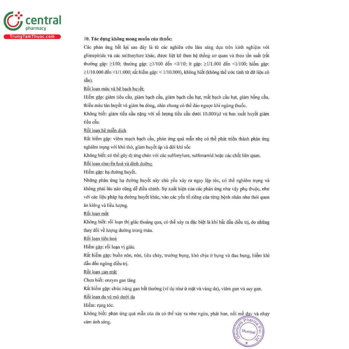 omcaglim 2 tablet 11 H3830