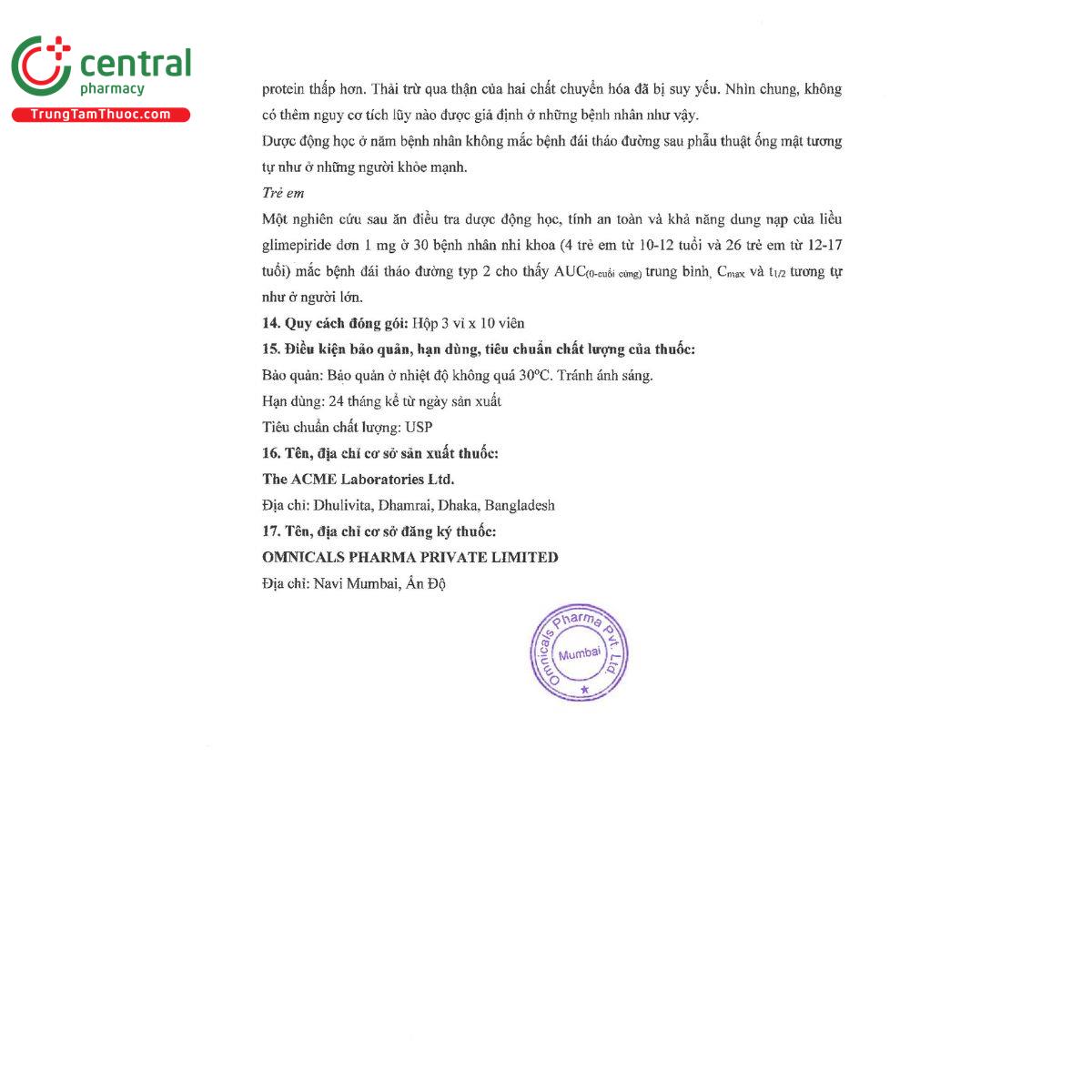 omcaglim 2 tablet 15 V8534