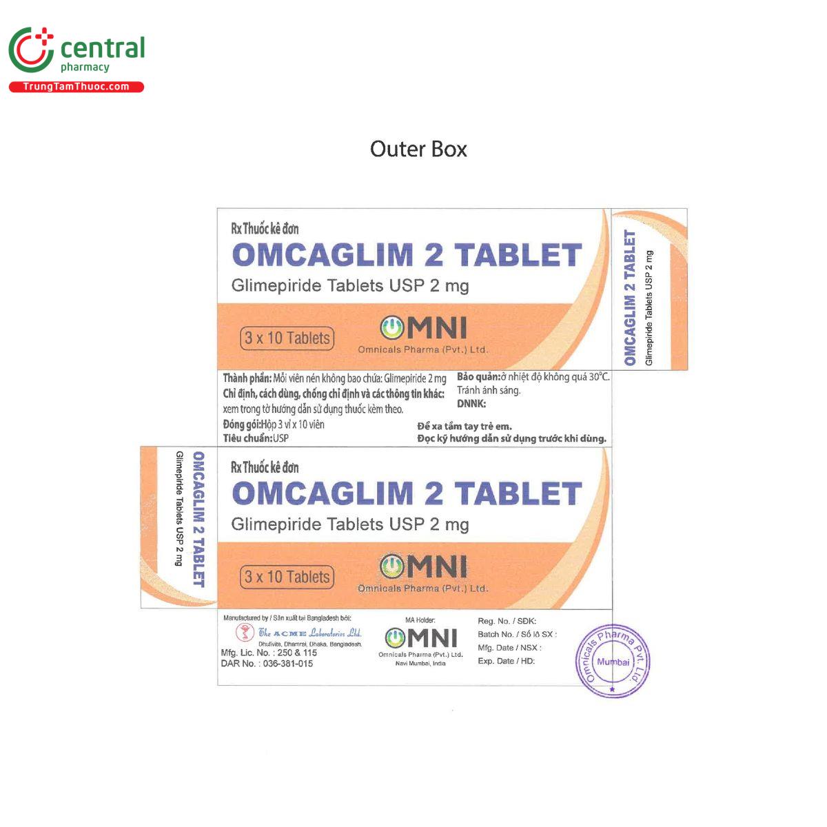omcaglim 2 tablet 3 O6663