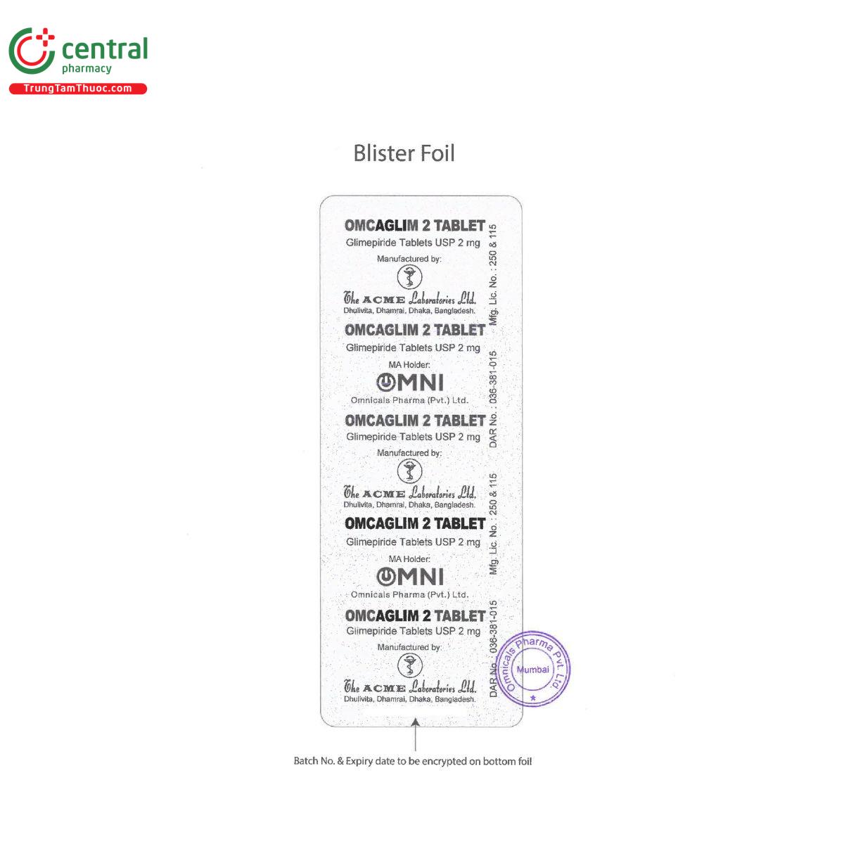 omcaglim 2 tablet 4 E1478