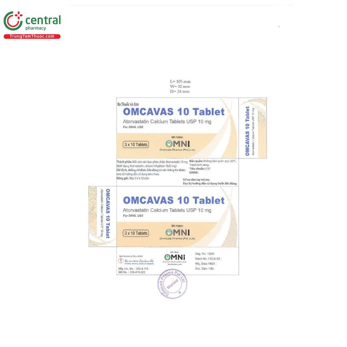 omcavas 10 2 K4120
