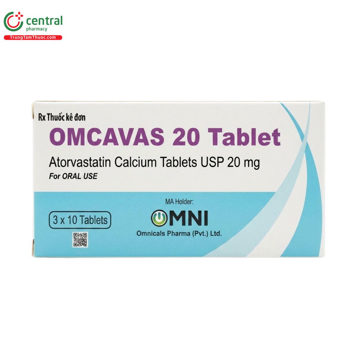 omcavas 20 tablet 1 T8058 omcavas 20 tablet 1 T8058