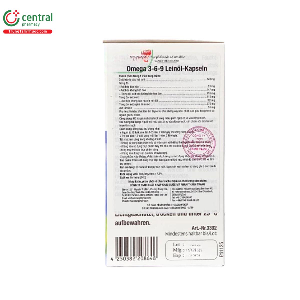 omega 3 6 9 leinol kapseln 6 B0462 omega 3 6 9 leinol kapseln 6 B0462
