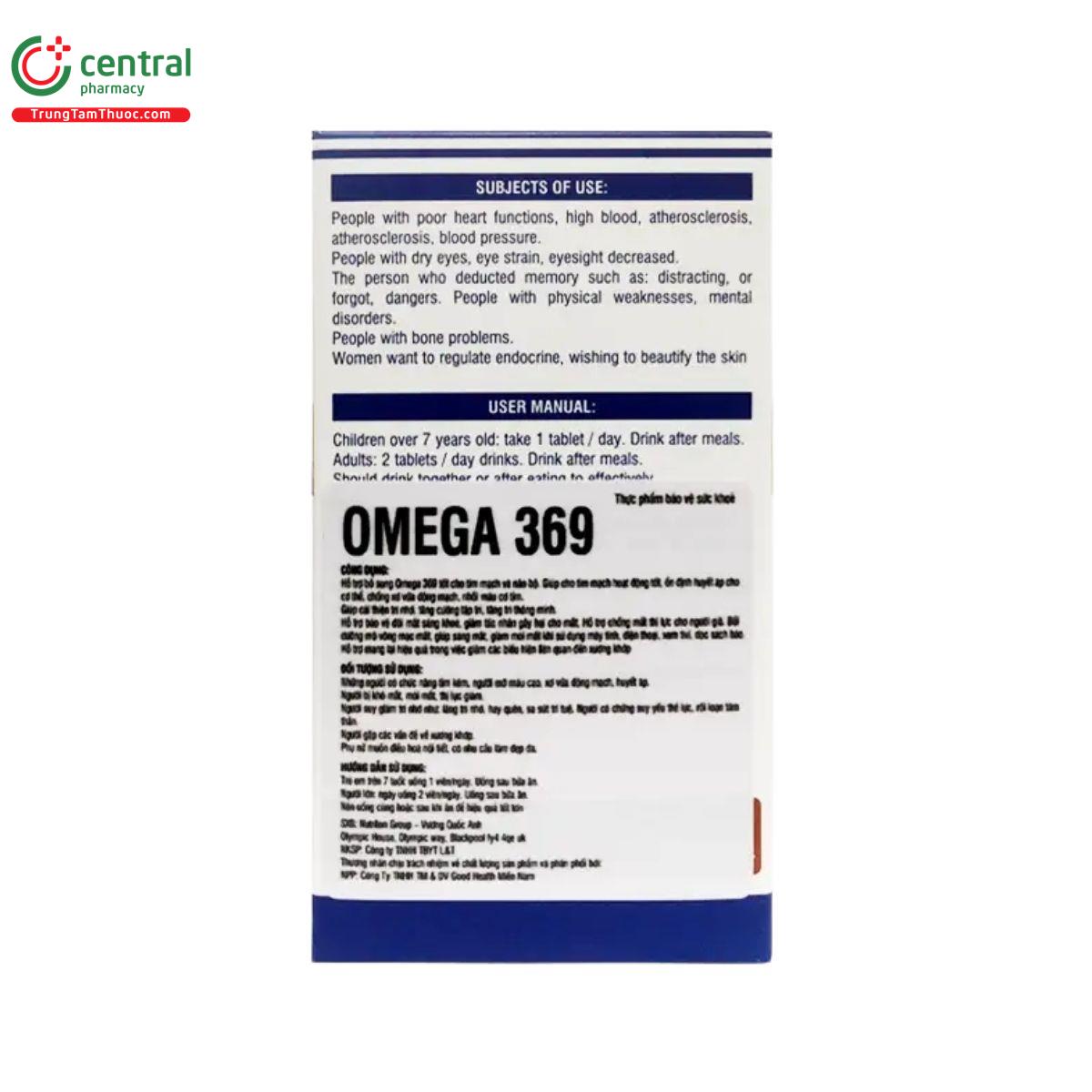 omega 3 6 9 nutriton group 3 A0485