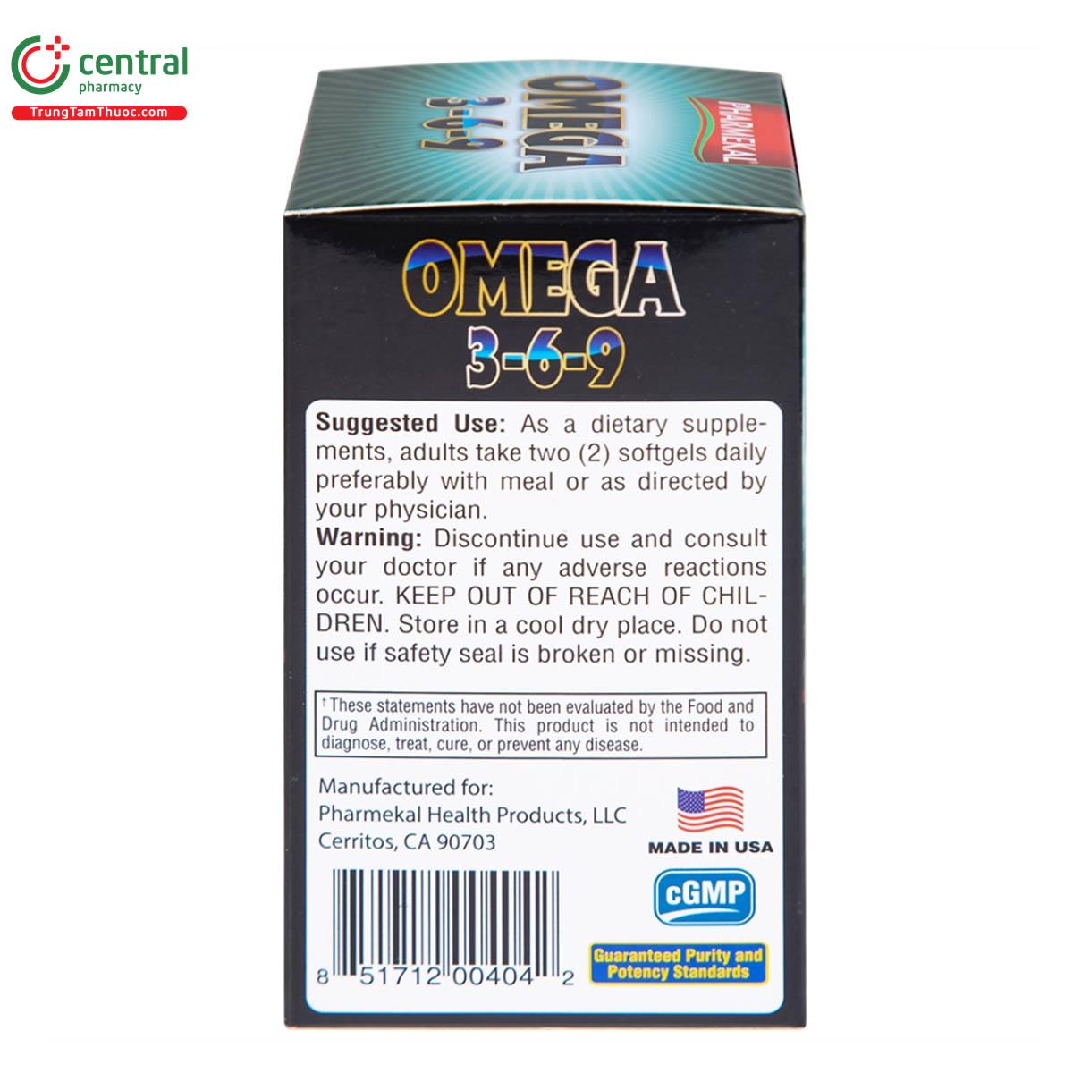 omega 3 6 9 pharmekal 6 H3520