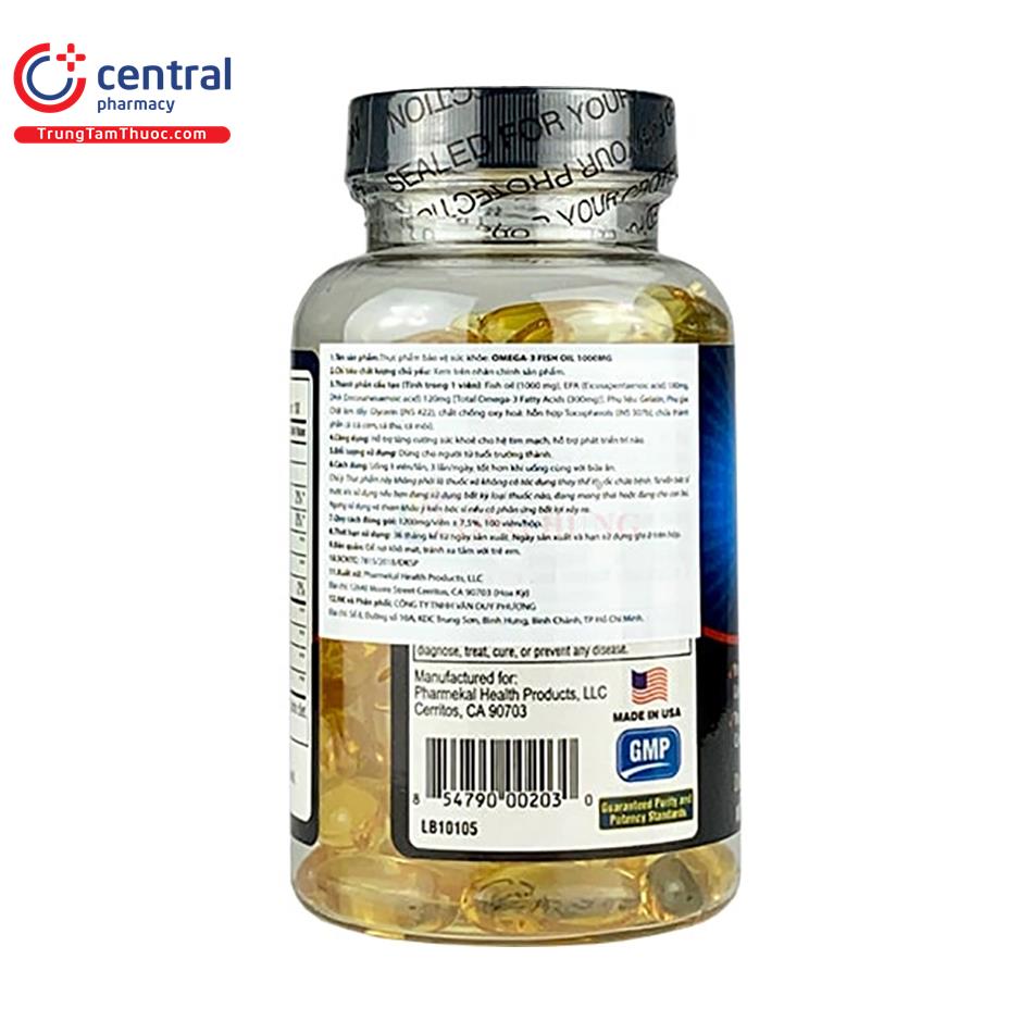 omega 3 fish oil 1000mg pharmekal 10 S7182