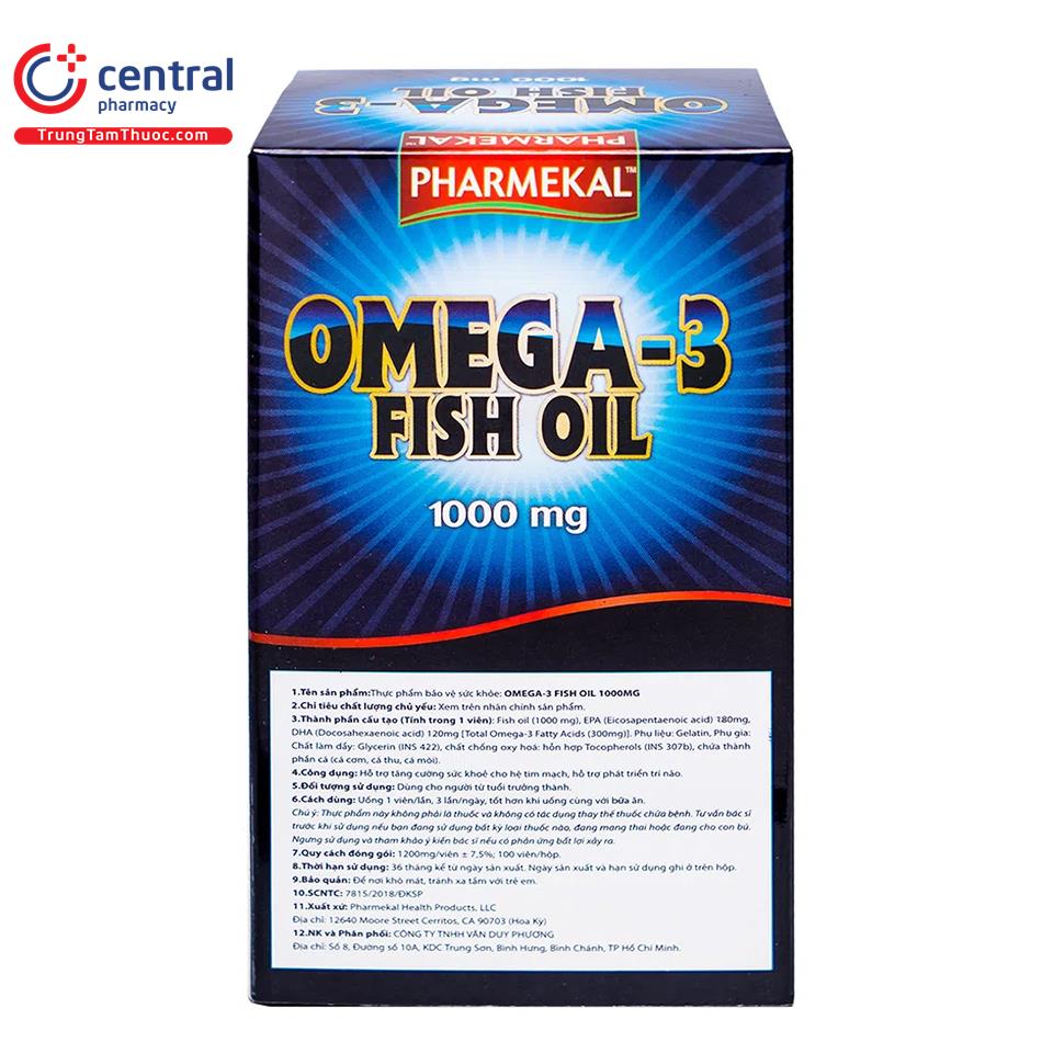 omega 3 fish oil 1000mg pharmekal 5 N5666