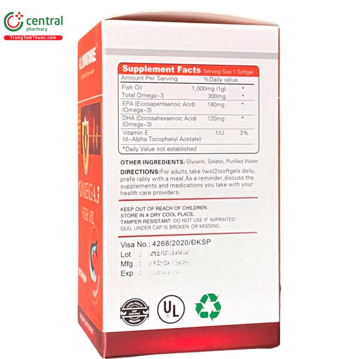 omega 3 fish oil allnature 2 S7305 omega 3 fish oil allnature 2 S7305