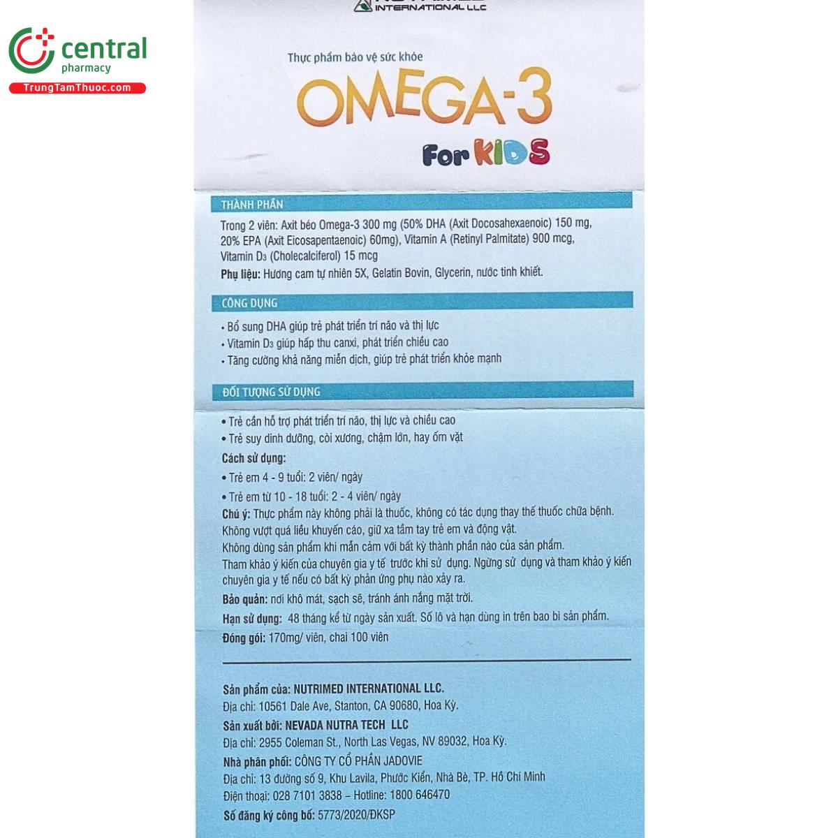 omega 3 for kids nutrimed 11 K4768