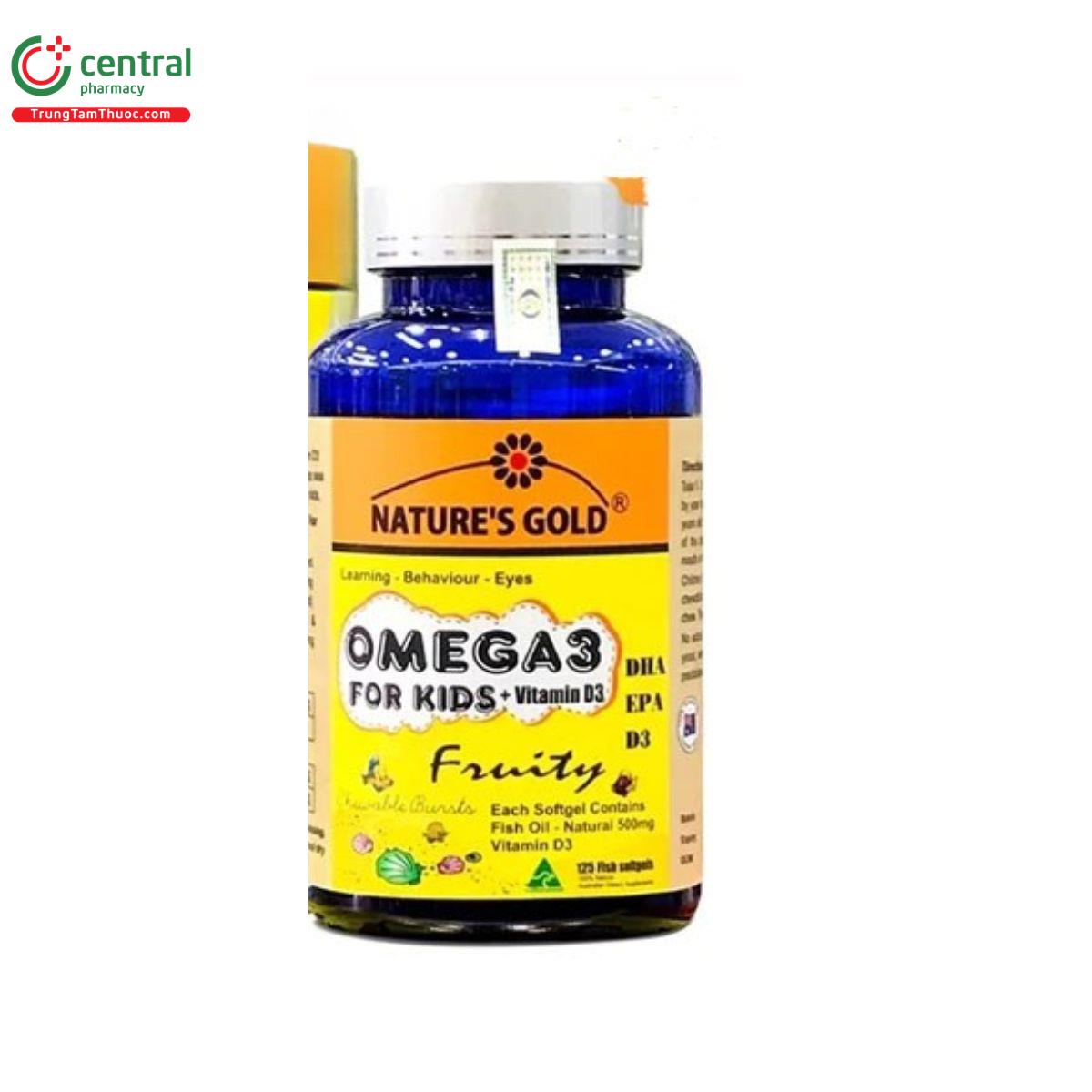 omega3 for kids vitamin d3 nature s gold 4 D1086