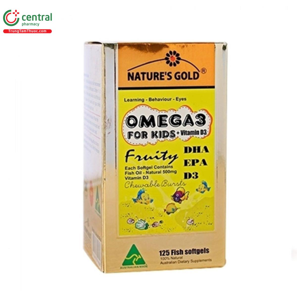 omega3 for kids vitamin d3 nature s gold 5 U8754