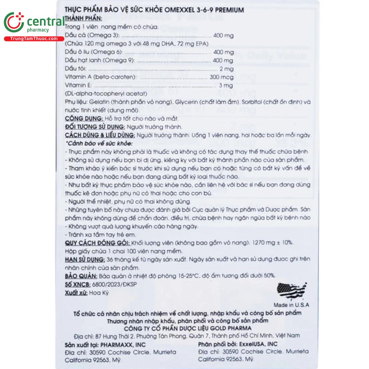 omexxel 3 6 9 premium 14 E2420