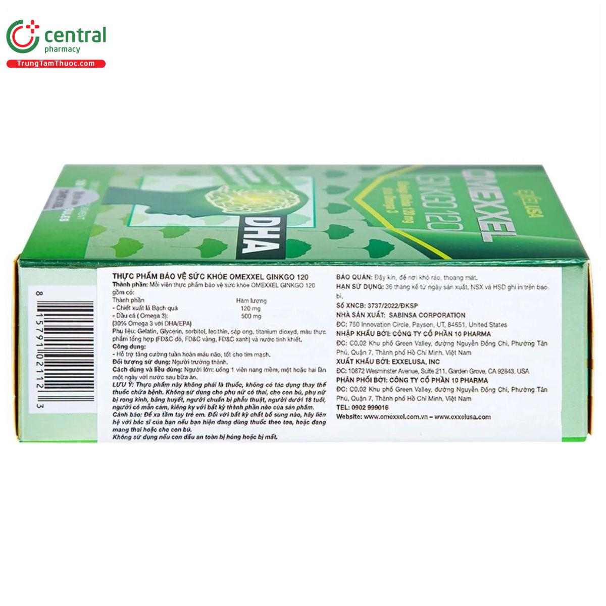 omexxel ginkgo 120 exxelusa 3 I3345