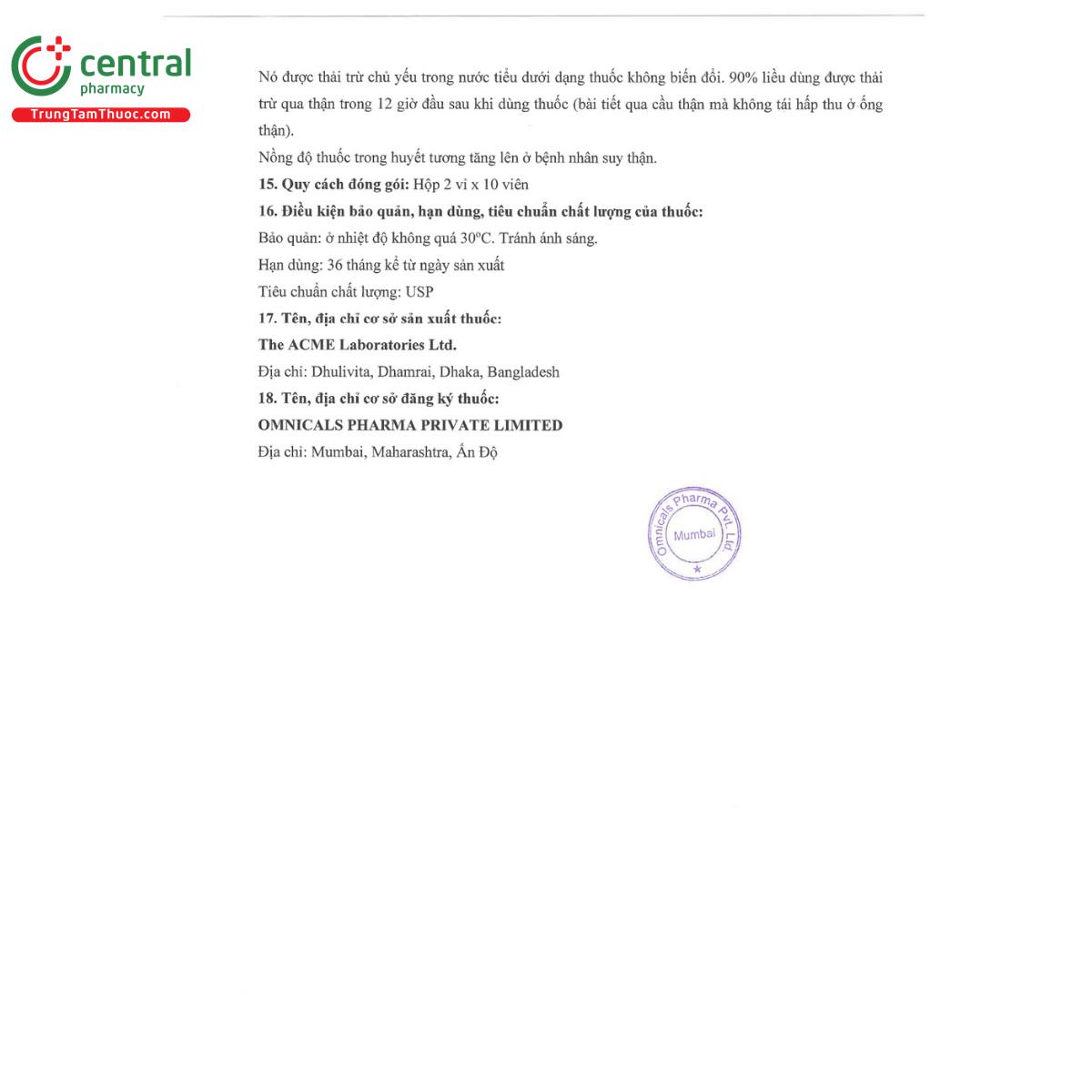 omitrax 500 tablet 10 P6681