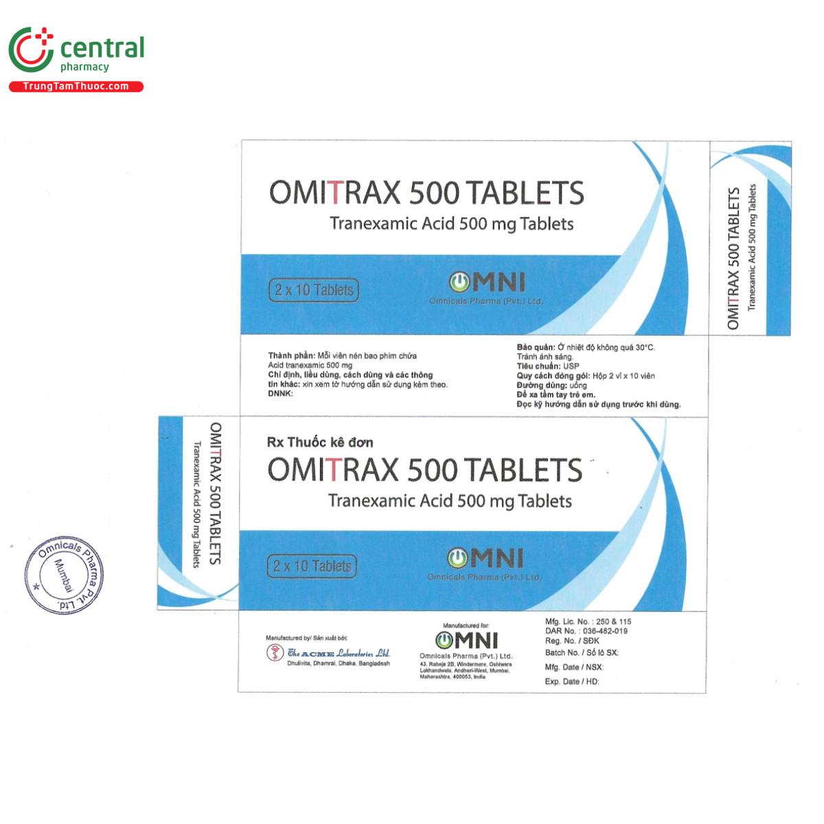 omitrax 500 tablet 3 O6428