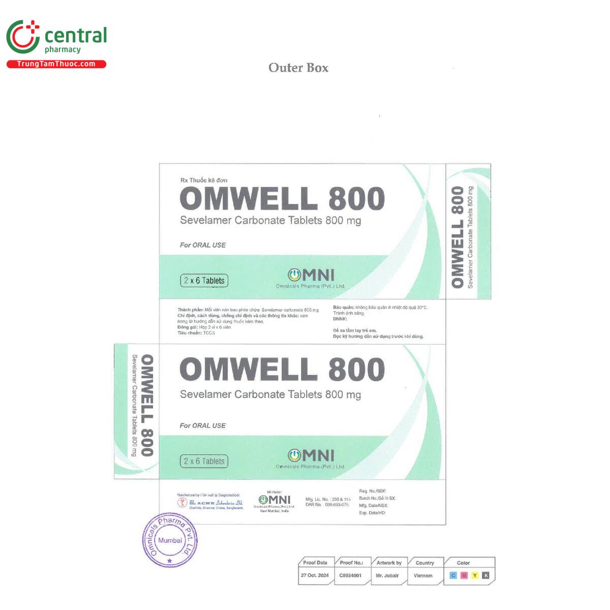 omwell 800 3 C0506