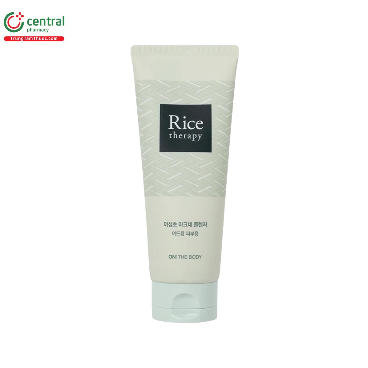 on the body rice therapy heartleaf acne cleanser 3 T7146