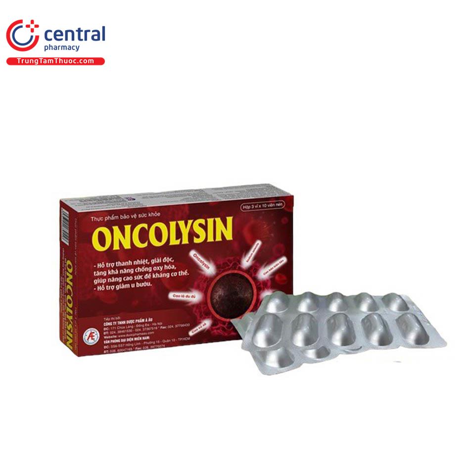 [CHÍNH HÃNG] Viên uống Oncolysin giảm nguy cơ mắc các bệnh ung bướu