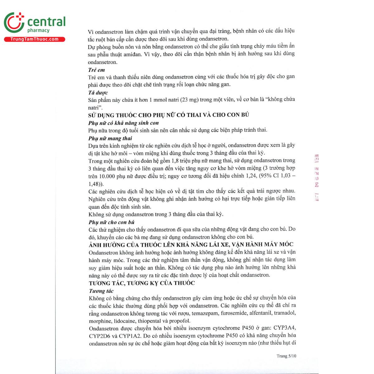 ondan odt10 B0474 ondan odt10 B0474