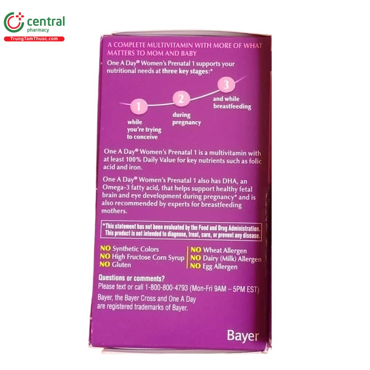 one a day prenatal 5 I3567