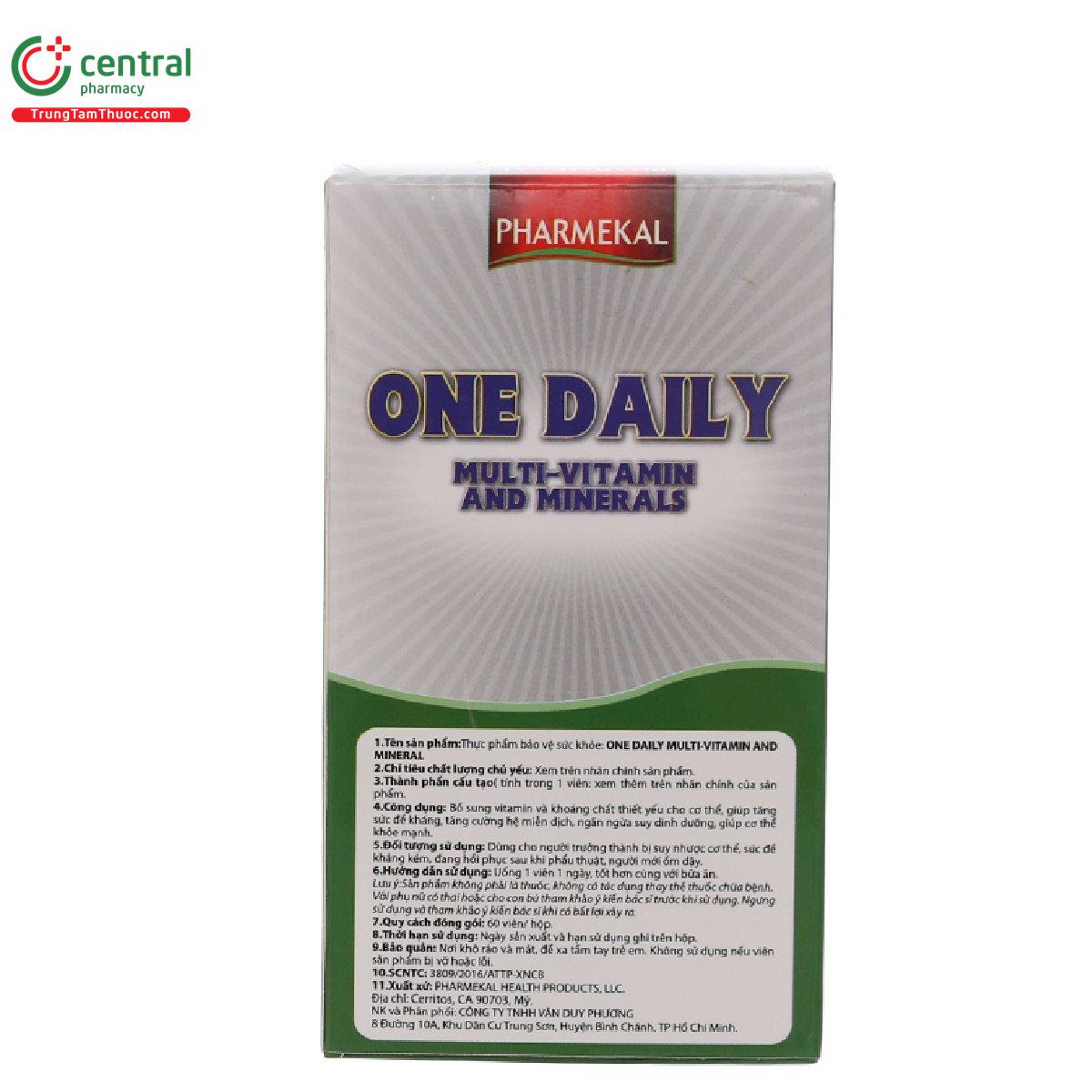 one daily multivitamin and mineral 5 L4280