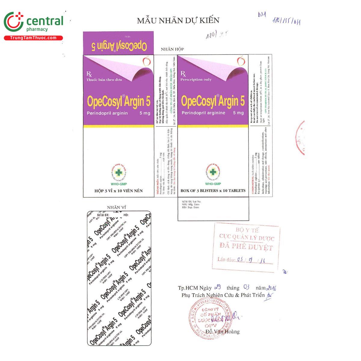 opecosyl argin 5 3 K4166 opecosyl argin 5 3 K4166