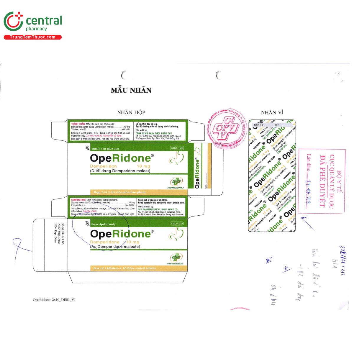 operidone 10mg 3 C1442 operidone 10mg 3 C1442