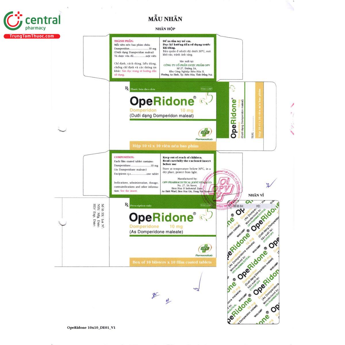 operidone 10mg 4 S7715 operidone 10mg 4 S7715