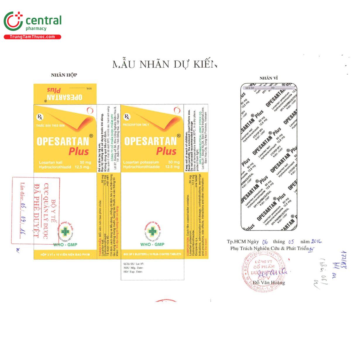 opesartan plus 2 H3735 opesartan plus 2 H3735