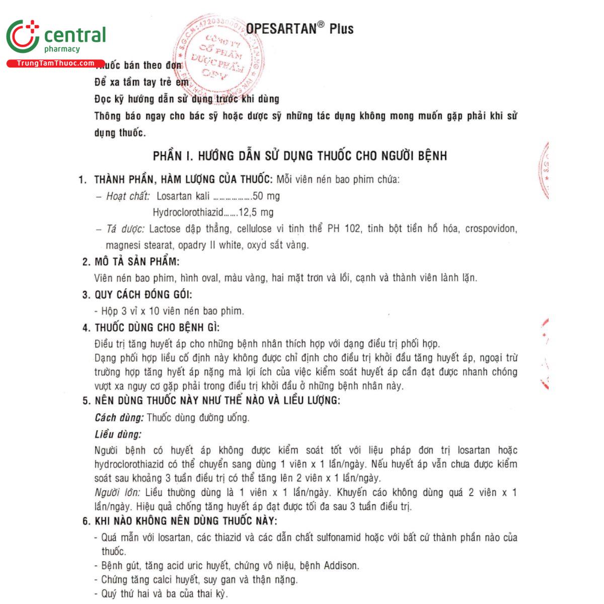 opesartan plus 3 B0187 opesartan plus 3 B0187
