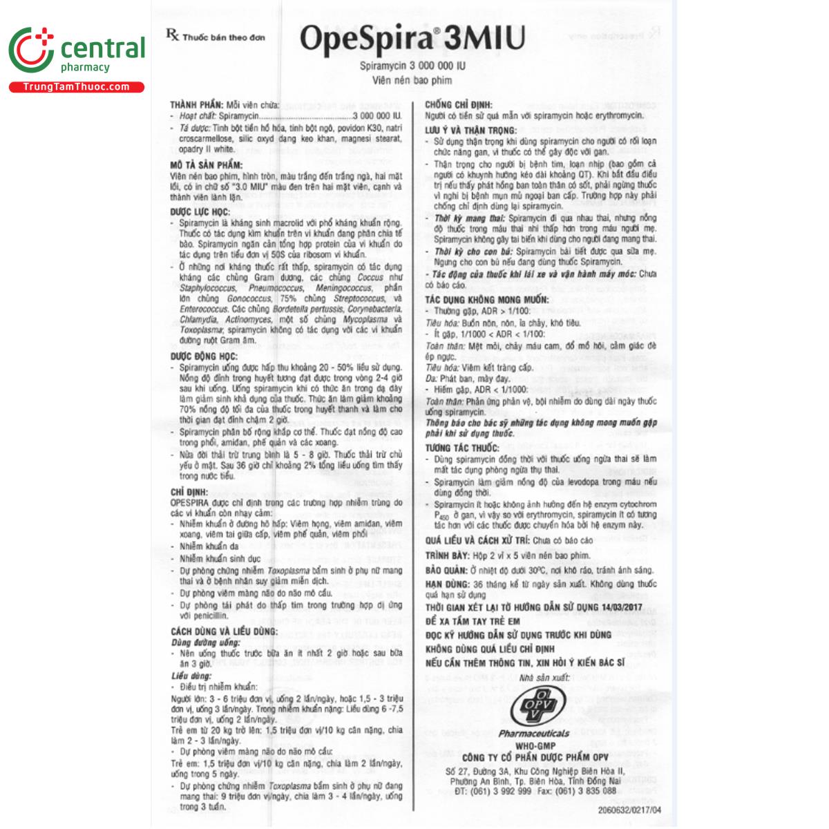 opespira 3miu 7 I3167