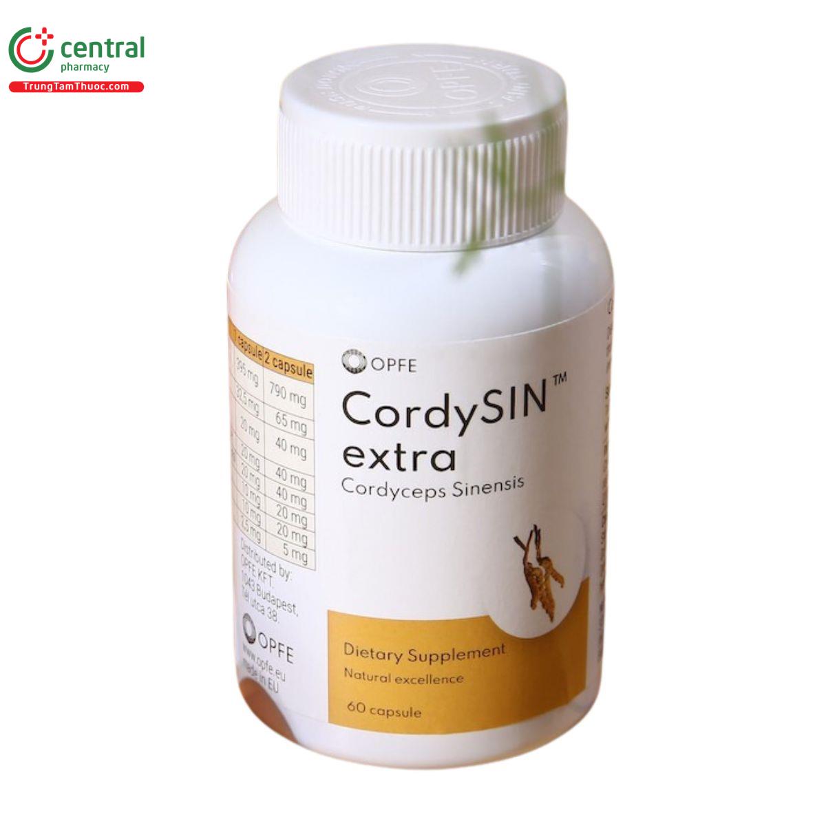 opfe cordysin extra capsules 3 D1804