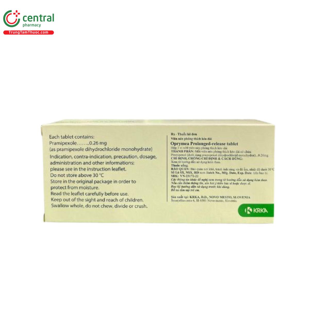 oprymea prolonged release tablet 026mg 5 G2337 oprymea prolonged release tablet 026mg 5 G2337