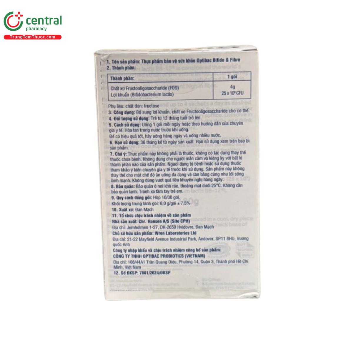 optibac bifido fibre probiotics 4 B0710 optibac bifido fibre probiotics 4 B0710