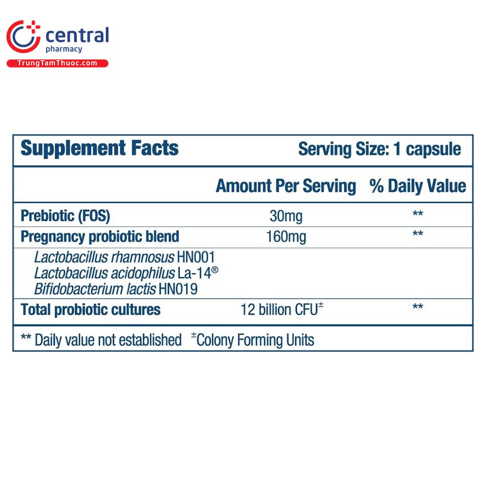 optibac pregnancy probiotics 6 T7052